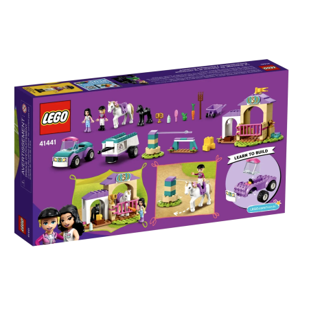 LEGO Friends 41441 Szkółka jeździecka i przyczepa dla konia